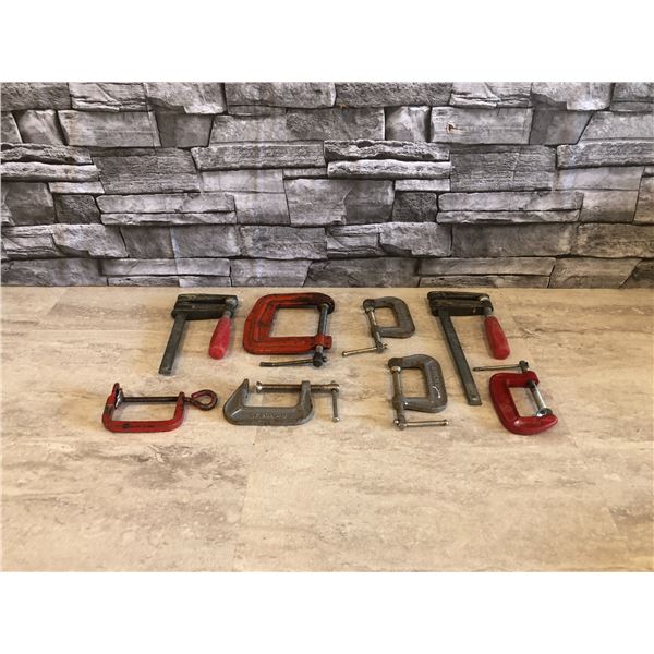 Assorted Clamps - 8 Pcs