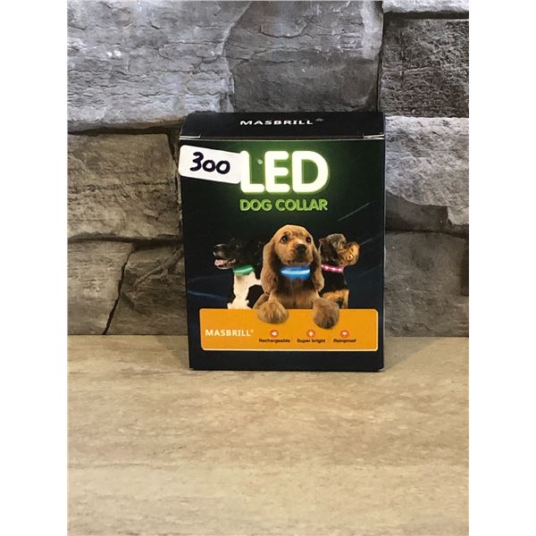 LED Dog Collar - Size Small - Light Pink - Brand New