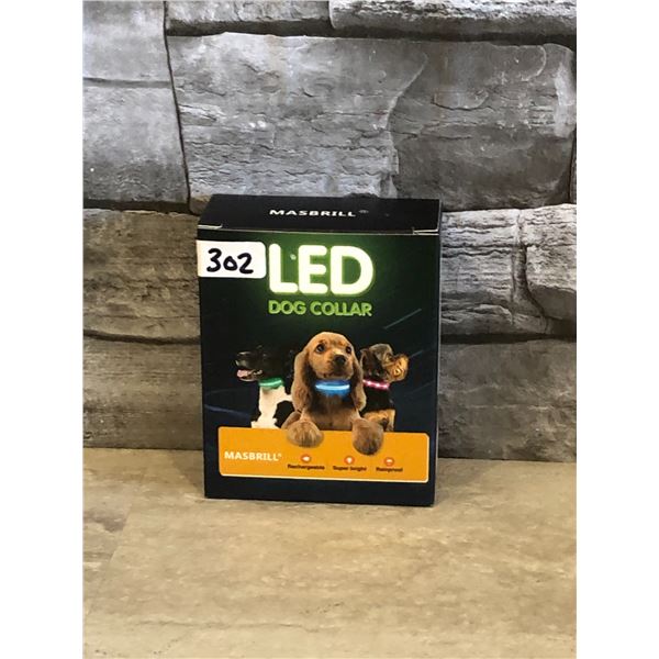 LED Dog Collar - Size Small - Light Pink - Brand New