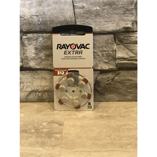 Rayovac Batteries - 60 Cells - 10 Pack - #312Z-6XECA - Brand New