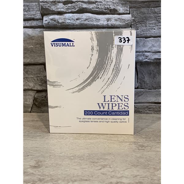 Visumall Lens Wipes 200 Count - Brand New