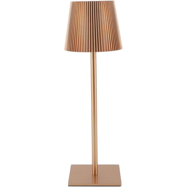 LED Table Lamp - Rechargeable - Gold - Brand New