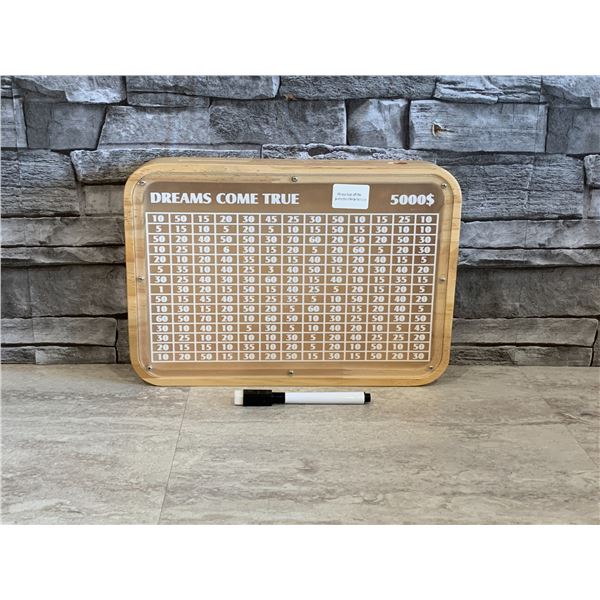 Wooden Money Saving Challenge Box - Brand New