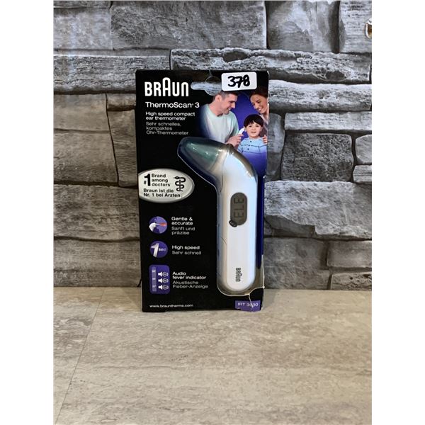 Braun ThermoScan 3 Product #:IRT 3030 - Brand New