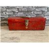 Image 2 : Red Metal Tool Box with Assorted Tools - 19"W x 6H x 6D