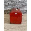 Image 6 : Red Metal Tool Box with Assorted Tools - 19"W x 6H x 6D