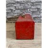 Image 8 : Red Metal Tool Box with Assorted Tools - 19"W x 6H x 6D