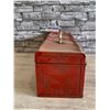 Image 3 : Red Metal Tool Box with Assorted Tools - 19"W x 6H x 6D