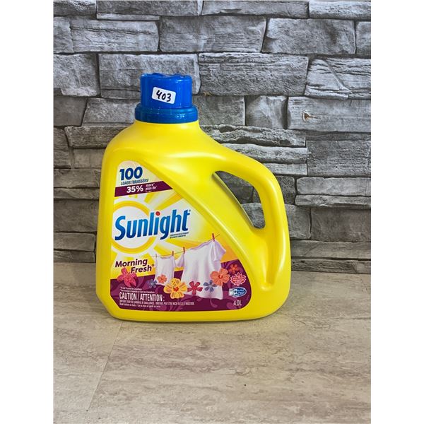 Sunlight Laundry Soap - Morning Fresh Scent - 100 Loads - 4.0 L - Brand New