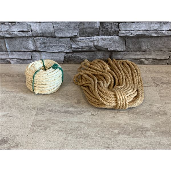 Assorted Twine/Rope  - 2 Rolls - Brand New