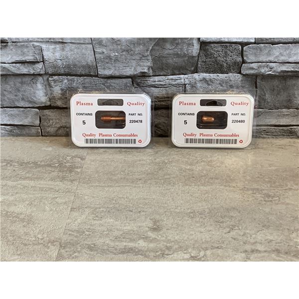 Plasma Cutting Torch - Nozzle Tips - Copper Material for Carbon Steel - 5 Pcs - Brand New