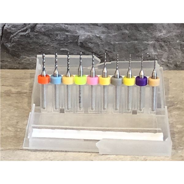 Mini Cemented Carbide Twist Drill Bits - 10 Pcs - Brand New