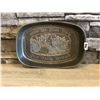 Image 1 : Wilton Armetale Pewter  "Give Us This Day Our Daily Bread" Tray - 9"W x 6"D - Brand New