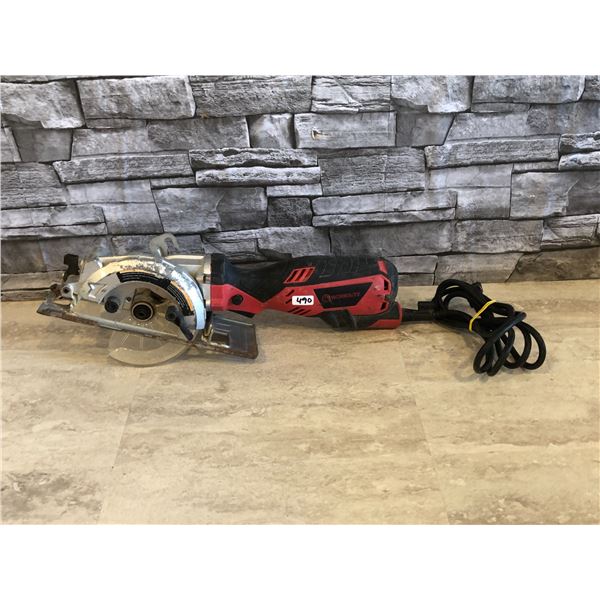WORKSiTE - Compact Circular Saw - 4 1/2" - 5.8 A/amp - Tested
