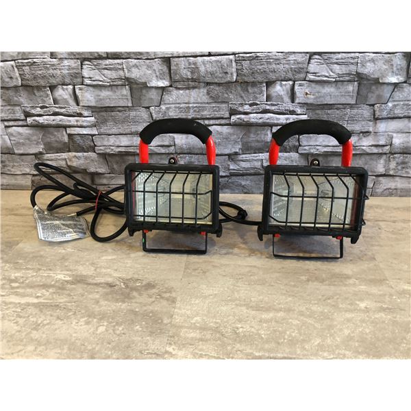 Set of 2 Split Halogen Work Lights