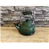 Image 2 : Le Creuset Kettle - Sage Coloured - 1.6L - Rusted Inside