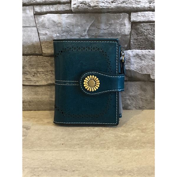 Ladies Wallet - Teal Coloured - Brand New