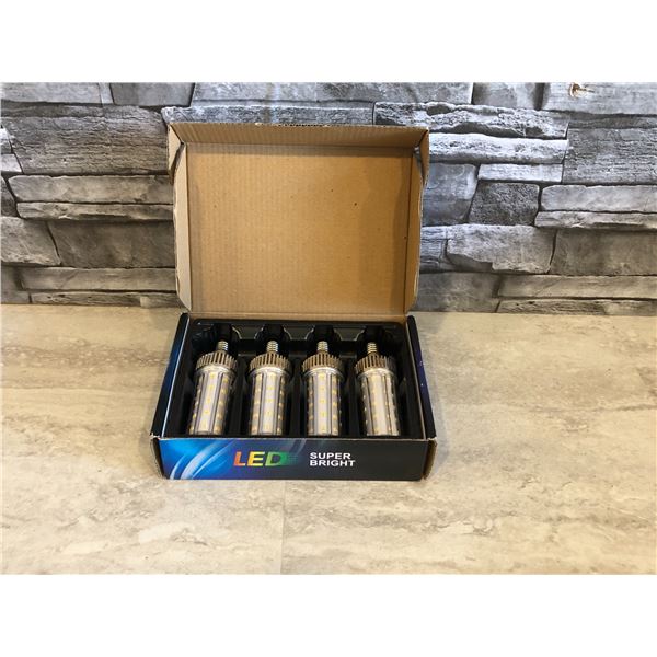 LED Corn Light Bulb - 20W - 4 Pack - Brand New