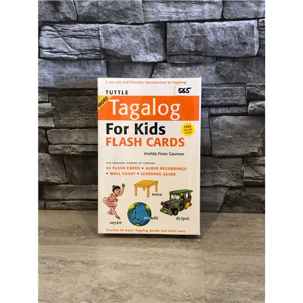 Tagalog For Kids Flash Cards - 64 Flash Cards - New - Brand New