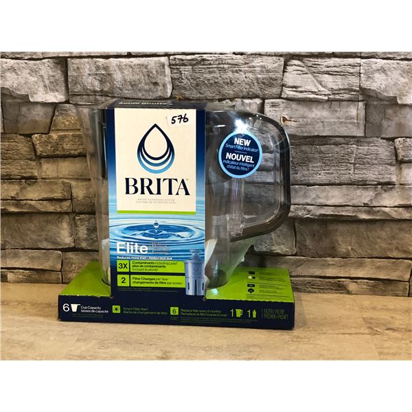Brita Elite Water Filtration System - Black- Brand New