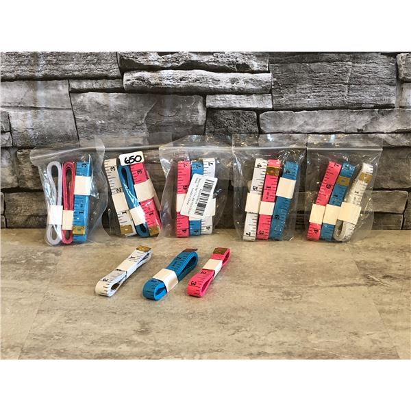 Lot of 6 - Measuring Tapes - 3 per Pack - Brand New