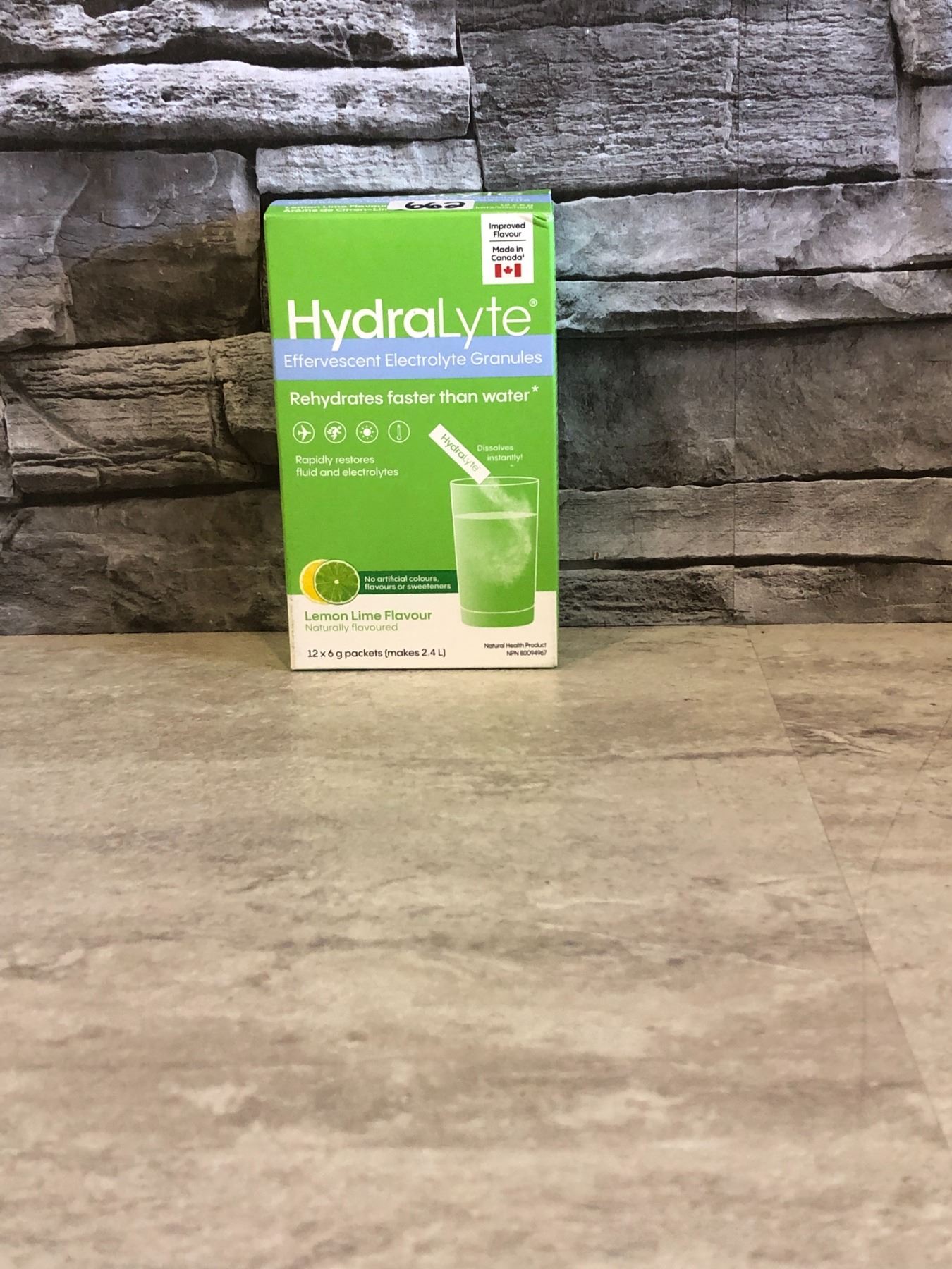Hydralyte Electrolyte Granules - Lemon Lime Flavoured - 12 x 6g Packets ...