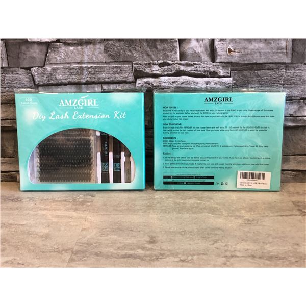 Lot of 2 - AMZGIRL - DIY Lash Extension Kit - 50D - D-Mix-16mm - Brand New