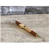 Image 2 : Luxury Wooden Ballpoint Pen Gift Set with Pen Case & 2 Refills - Brand New