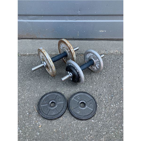 Assorted Dumbbell Weights