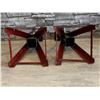Image 6 : Set of 2 Jack Stands - 4000lb Capacity - 1 Crossarm  is detached (See pics)