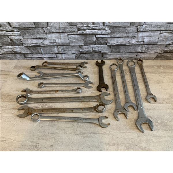 Assorted Wrenches - 14 Pcs (includes Cen-Tech 1 1/16, 1 1/4 etc.)