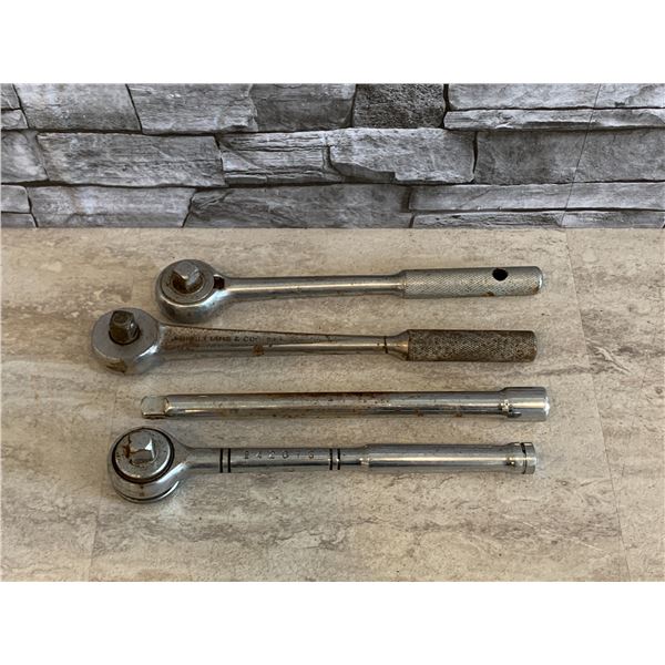 Lot of 3 Ratchets & 1 Extension