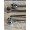 Image 2 : Lot of 3 Ratchets & 1 Extension