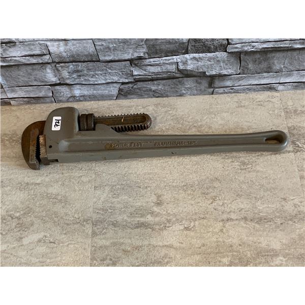 POWERFIST Aluminum Pipe Wrench - 18"