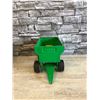 Image 11 : Vintage Tonka John Deere Tractor & Trailer - Pressed Steel - Model #: XMB-975 - Green