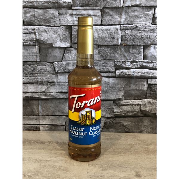 Torani Syrup - Classic Hazelnut Flavour - 750mL - BB: 27 FE 01 - Brand New