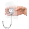 Image 1 : All-Purpose Large Adhesive Hooks - 20 Pack - Heavy Duty Hooks - Brand New