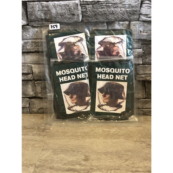 Mosquito Head Net - 4 Pack - Brand New