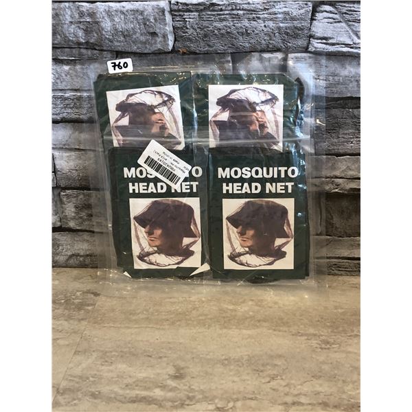 Mosquito Head Net - 4 Pack - Brand New