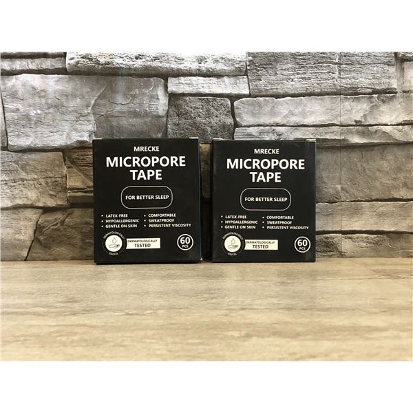 Lot of 2 - Micropore Tape - 60 Pcs Per Box - Brand New