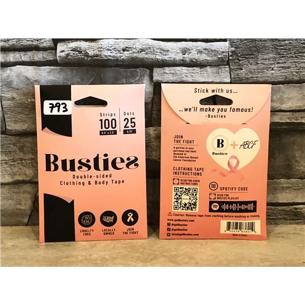 Busties Double Sided Clothing & Body Tape -  Brand New