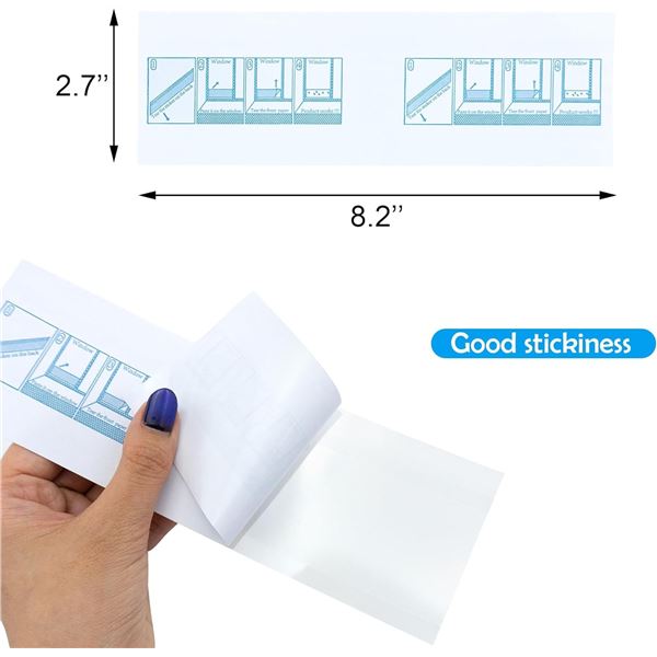 Lot of 4 - Fly Glue Traps - Transparent - Brand New