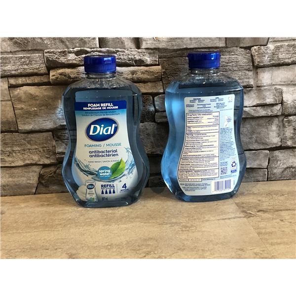 Lot of 2 - Dial Soap Refill - Spring Water - 1.53L