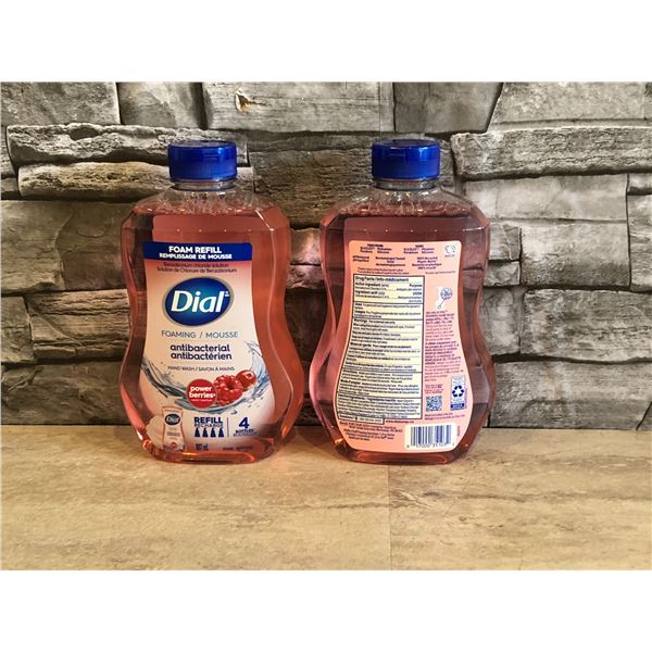 Lot of 2 - Dial Soap Refill - Power Berries - 1.53L