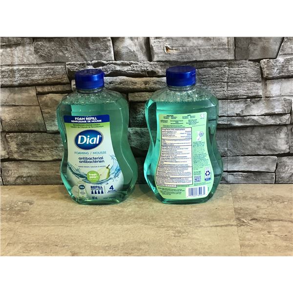 Lot of 2 - Dial Soap Refill - Fresh Pear - 1.53L
