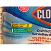 Image 2 : Clorox Disinfecting Wipes 3 Pack 225 Wipes 2 Crisp Lemon 1 Fresh Scent - Brand New