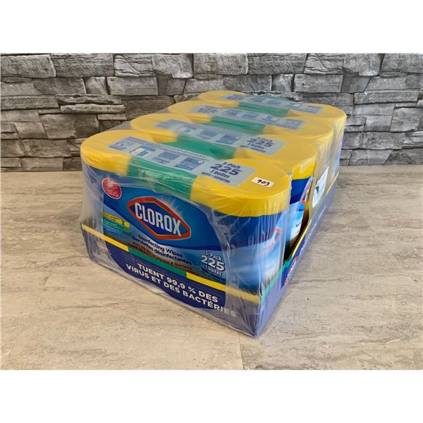 Pack of 12 Clorox Disinfecting Wipes - Each 3-Pack 225 Wipes - Brand New