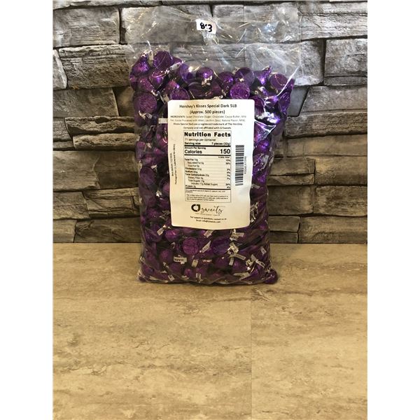 Hershey's Kisses - Special Dark - 5lbs - Approx. 500 Pcs - Brand New