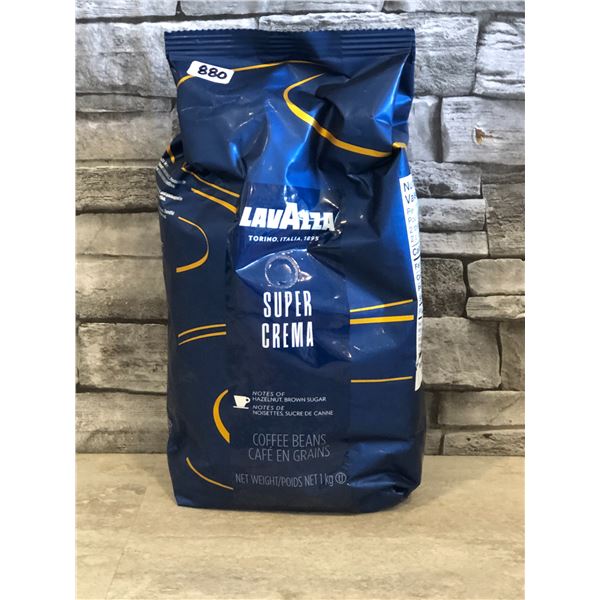 LAVAZZA Coffee Beans - Super Crema - 1kg - BB: 30/11/2026 - Brand New