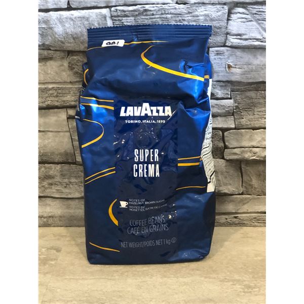 LAVAZZA Coffee Beans - Super Crema - 1kg - BB: 30/11/2026 - Brand New